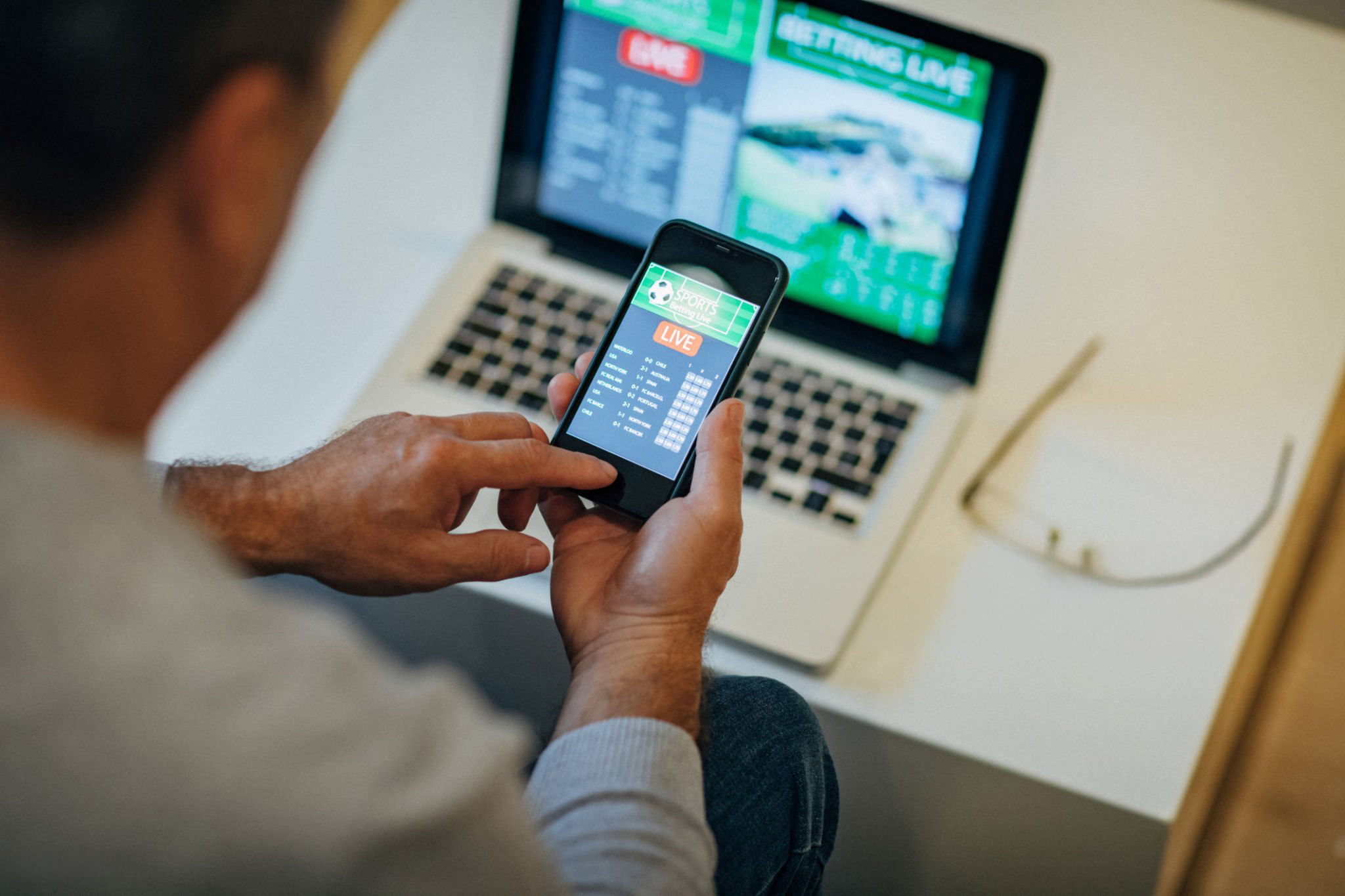 Apostas no telemóvel